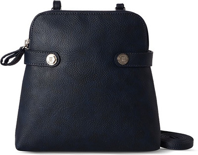 

Baggit Women Casual Blue PU Sling Bag