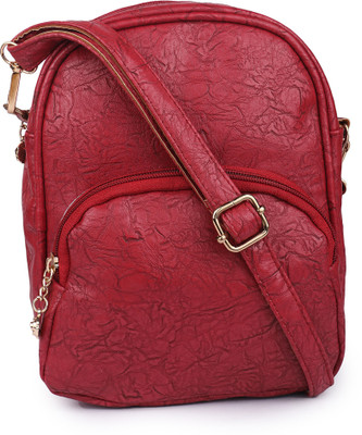 

SKMARTS Women Casual Pink PU Sling Bag
