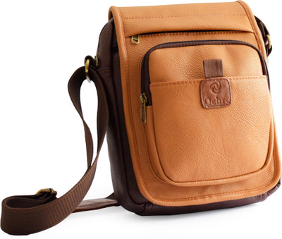 

Ochre Men Casual Multicolor Leatherette Sling Bag