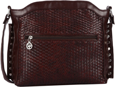 

Lino Perros Women Casual Brown PU Sling Bag