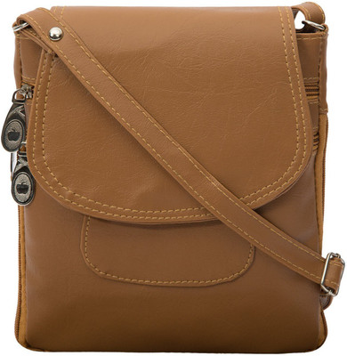 

Uno Covers Women Formal Tan PU Sling Bag