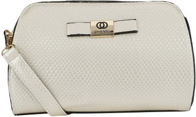 

Jolie Women Casual White PU Sling Bag