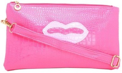 

Ambience Women Casual Pink PU Sling Bag