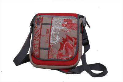 

Istorm Men & Women Casual Red Polyester Sling Bag