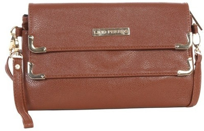 

Lino Perros Women Casual Brown PU Sling Bag