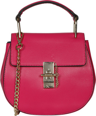 

Bagkok Women Evening/Party Pink PU Sling Bag