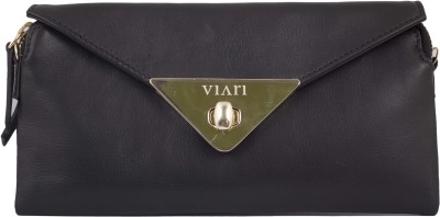 

Viari Women Casual Black Genuine Leather Sling Bag