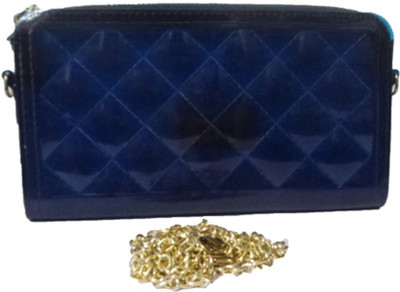 

Berries Women Evening/Party Blue PU Sling Bag