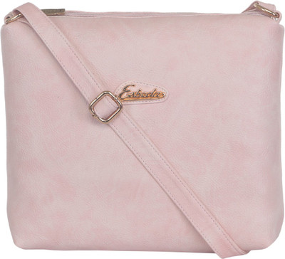 

Esbeda Women Casual Pink Leatherette Sling Bag