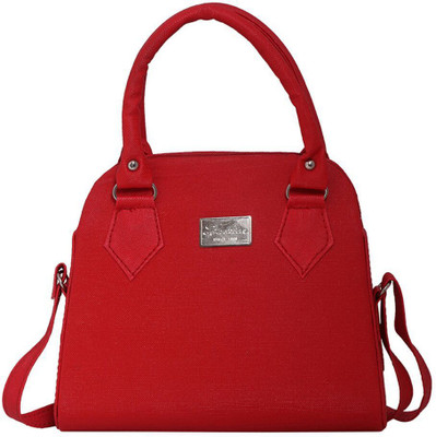 

SV Creations Women Casual Red PU Sling Bag