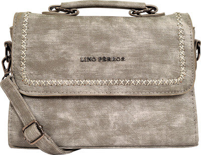 

Lino Perros Women Casual Grey Leatherette Sling Bag