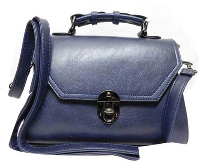 

Hot Sea Women Formal Blue Leatherette Sling Bag