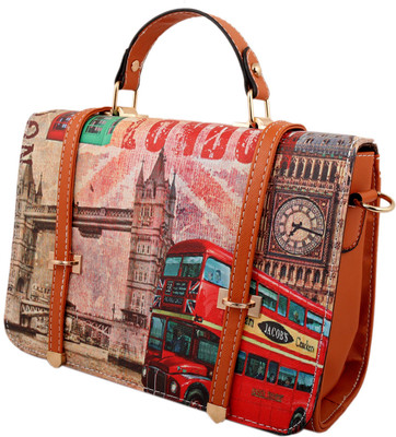 

Legal Bribe Women Casual Brown PU Sling Bag