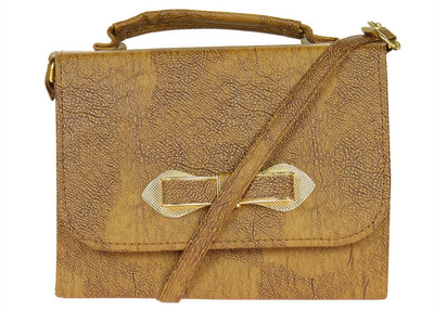 

JG Shoppe Women Casual Beige Polyester Sling Bag