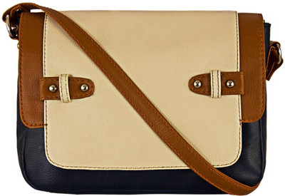 

Bagsy Malone Women Casual Blue PU Sling Bag