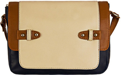 

Bagsy Malone Women Casual Blue PU Sling Bag
