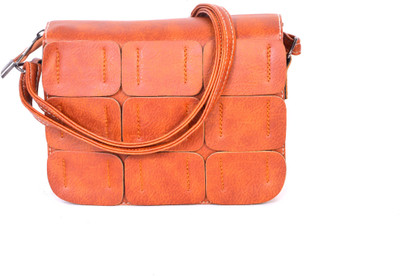 

Bags Craze Women Formal Tan PU Sling Bag