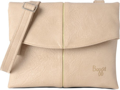 

Baggit Women Casual White Rexine Sling Bag