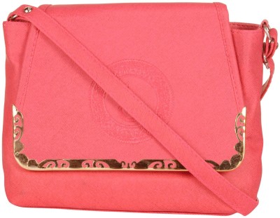 

Nxt Gen Girls Casual Pink Leatherette Sling Bag