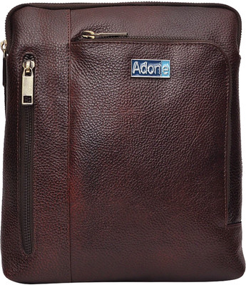 

Adone Men & Women Formal Brown Genuine Leather Sling Bag