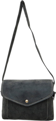 

Heels & Handles Women Casual Black PU Sling Bag
