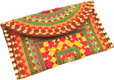 

Minky's Decor Men & Women Casual Multicolor Cotton Sling Bag