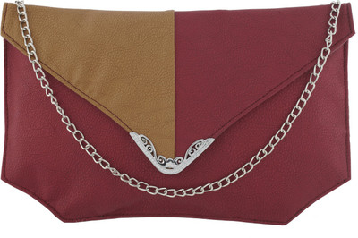 

Fantosy Women Casual Maroon PU Sling Bag