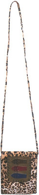 

Bhamini Women Brown PU Sling Bag