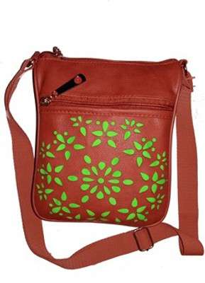

Surmount Girls Casual Tan PU Sling Bag