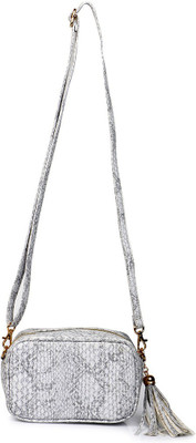 

Cappuccino Women Casual White Leatherette Sling Bag