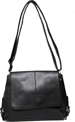 

Borse Women Casual Black PU Sling Bag
