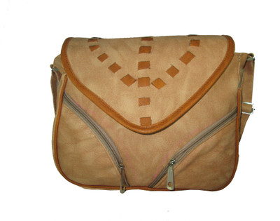 

Raju purse collection Women Casual Beige PU Shoulder Bag