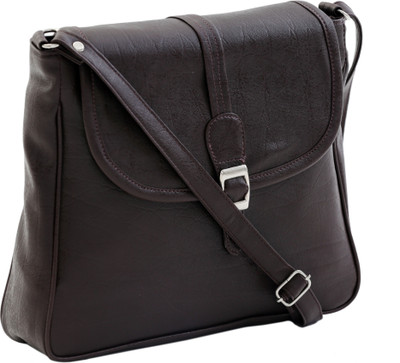 

Felicita Girls Casual Brown PU Sling Bag