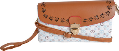 

Kleio Women Casual Brown, Green PU Sling Bag