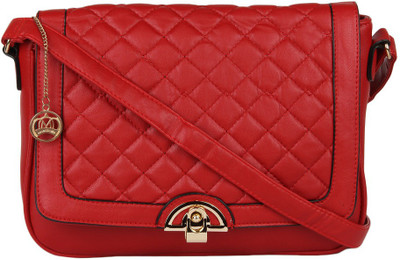 

Moedbuille Women Casual Red PU Sling Bag