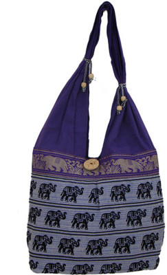 

The Living Craft Women Casual Multicolor Cotton Shoulder Bag