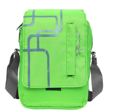 

Hawai Men & Women Casual Green Polyester Sling Bag