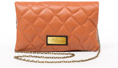 

Sophia Visconti Girls Casual Tan Genuine Leather Sling Bag