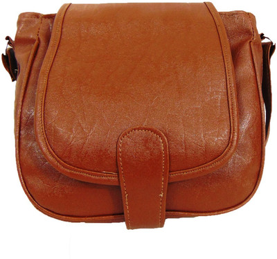 

Estoss Women Casual Brown PU Sling Bag