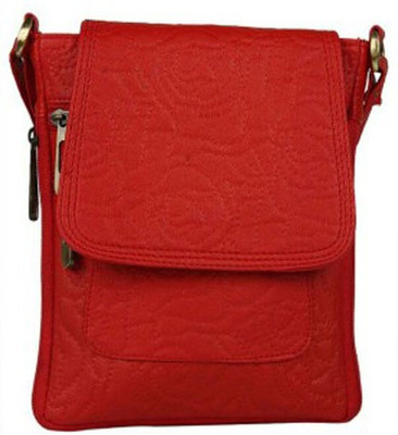

Alifs Girls Casual Red PU Sling Bag