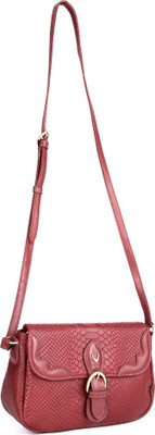 

Hidesign Women Formal Maroon Sling Bag