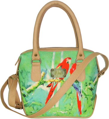 

JAJV Women Casual Multicolor Canvas, Leatherette Sling Bag