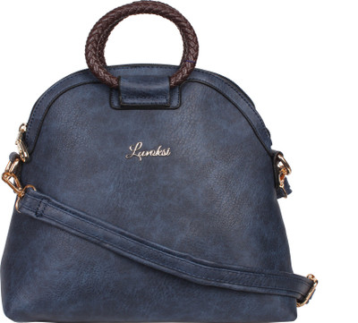 

Luvoksi Women Casual Blue Leatherette Sling Bag
