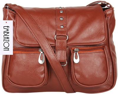 

Emblazon Men & Women Casual Multicolor PU Sling Bag