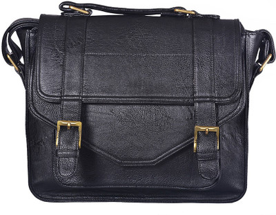 

WEBHIN Girls Casual Black Leatherette Sling Bag