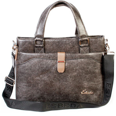 

Esbeda Men Formal Grey PU Sling Bag