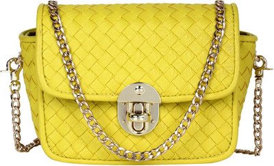 

Brazeal studio Women Evening/Party Multicolor PU, Metal Sling Bag