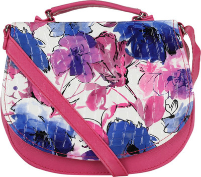 

Coash Women Casual Pink PU Sling Bag