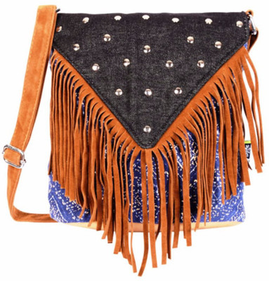 

Kanvas Katha Women Casual Multicolor Canvas Sling Bag