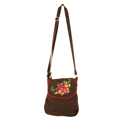 

Bag Factory Girls Casual Black, Orange Canvas Sling Bag